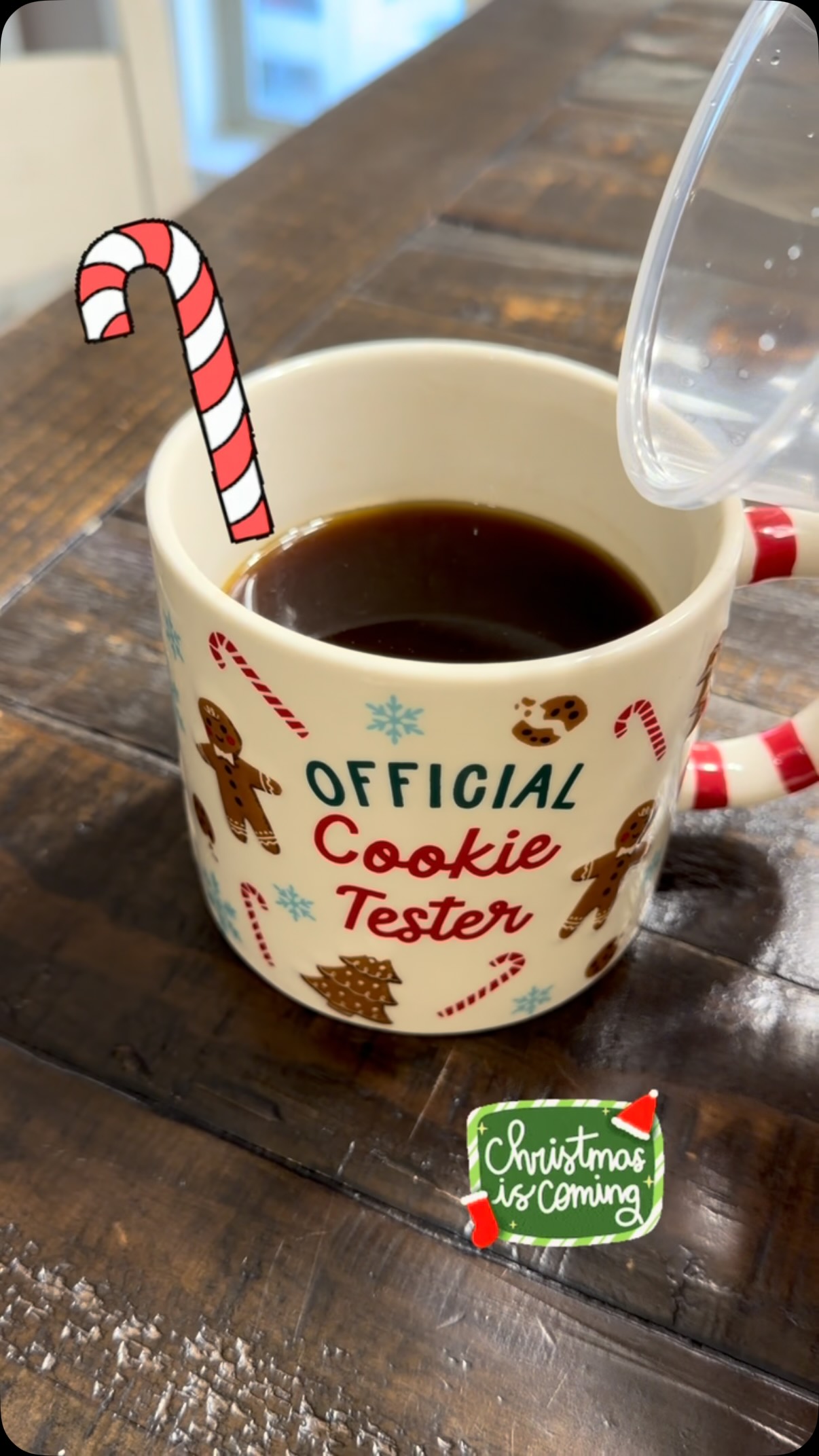 So satisfying and only 9 Saturdays left!!! #mornings #coffee #christmasiscoming